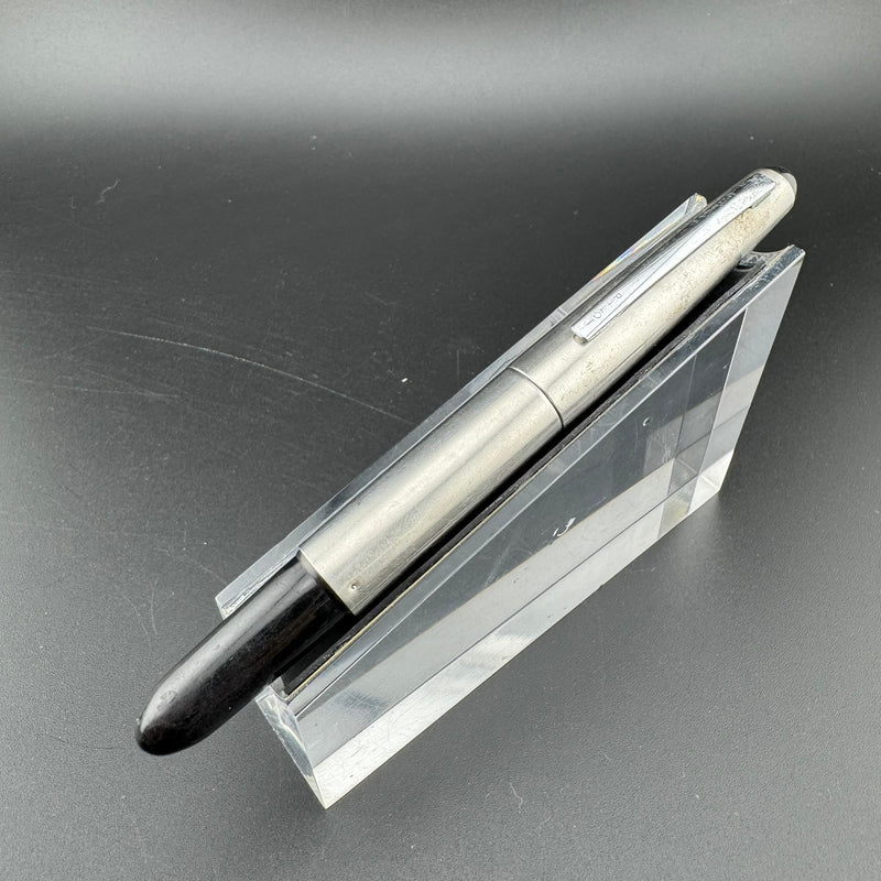 Pilot Steel & Resin Short-Long Telescoping Pocket Fountain Pen 14K Gold Fine Nib