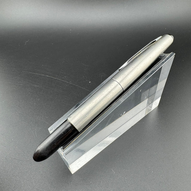 Pilot Steel & Resin Short-Long Telescoping Pocket Fountain Pen 14K Gold Fine Nib