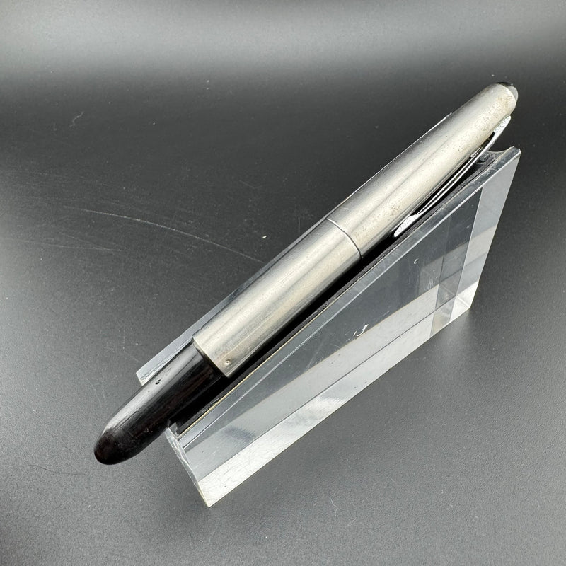 Pilot Steel & Resin Short-Long Telescoping Pocket Fountain Pen 14K Gold Fine Nib