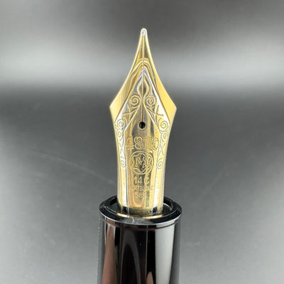 Montblanc Meisterstück No. 149 Fountain Pen 14C Gold Fine Nib Serviced w/Box