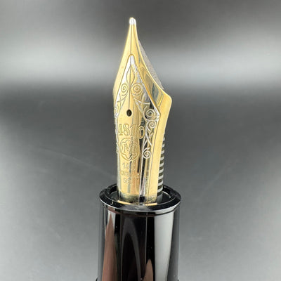Montblanc Meisterstück No. 149 Fountain Pen 14C Gold Fine Nib Serviced w/Box