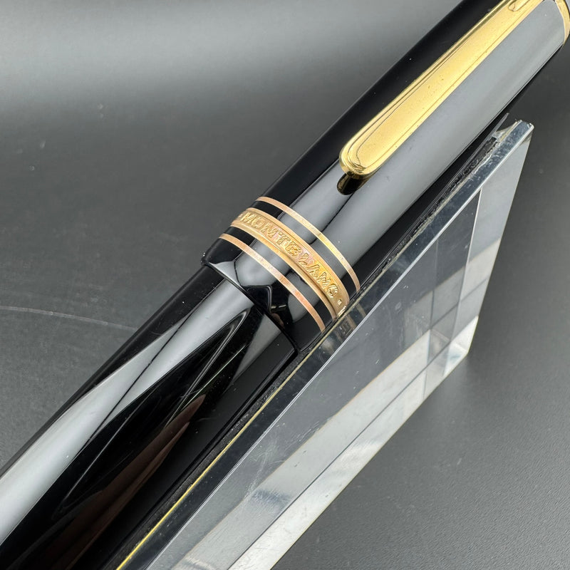 Montblanc Meisterstück No. 149 Fountain Pen 14C Gold Fine Nib Serviced w/Box