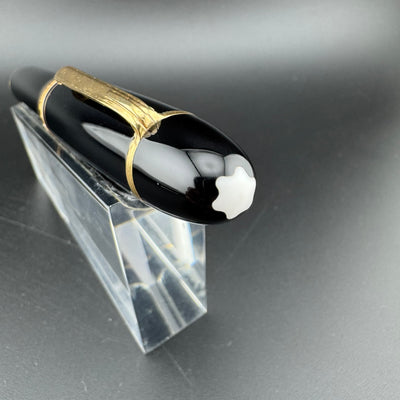 Montblanc Meisterstück No. 149 Fountain Pen 14C Gold Fine Nib Serviced w/Box