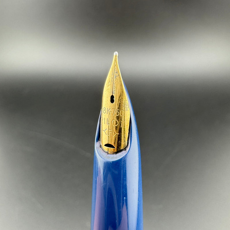 Pilot Lady Aluminum Fountain Pen 18K Gold Fine Nib