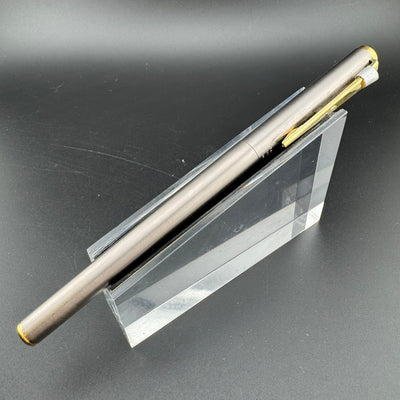 Montblanc Noblesse Brushed Steel Fountain Pen 1st Gen 14K Gold Extra-Fine Nib