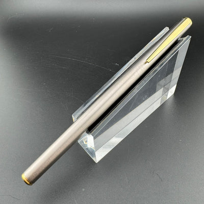 Montblanc Noblesse Brushed Steel Fountain Pen 1st Gen 14K Gold Extra-Fine Nib