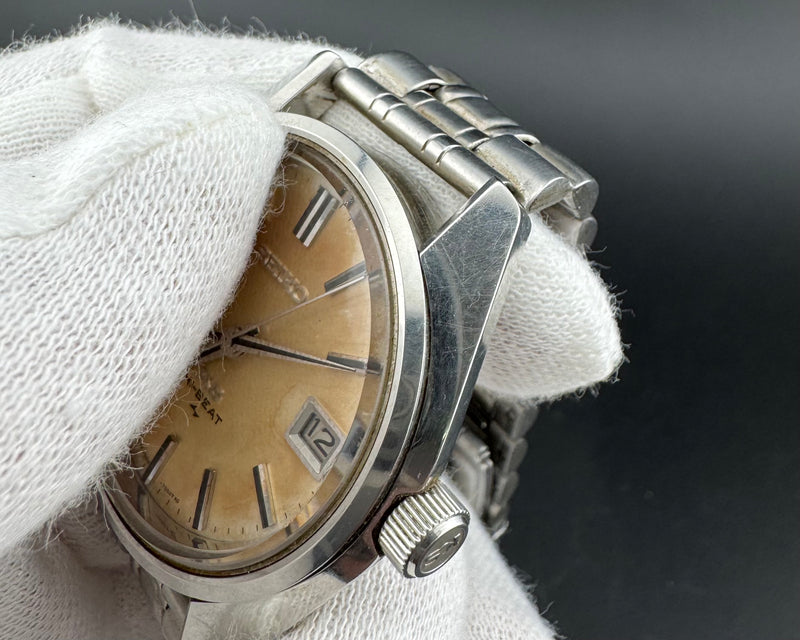 King Seiko 45KS Hi-Beat 36,000 Watch Daini Seikosha Patina Dial