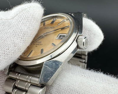 King Seiko 45KS Hi-Beat 36,000 Watch Daini Seikosha Patina Dial