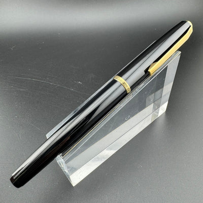 Pelikan Black Resin Cartridge Fountain Pen 14C Gold Fine Nib