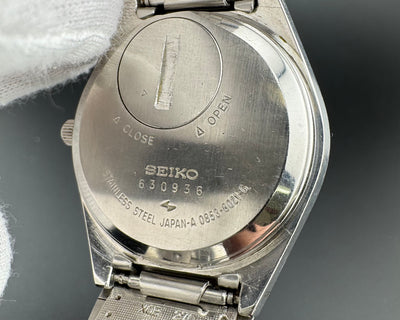 Seiko King Quartz Frosted 0853-8021 Men's Quartz Watch New Battery Warranty