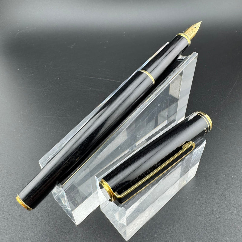 Pilot Black Resin Fountain Pen 14K Gold Fine Nib 10-81