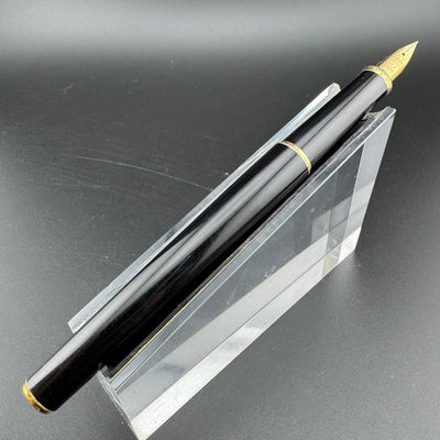 Pilot Black Resin Fountain Pen 14K Gold Fine Nib 10-81