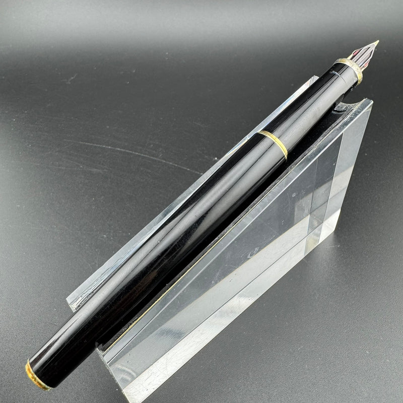 Pilot Black Resin Fountain Pen 14K Gold Fine Nib 10-81