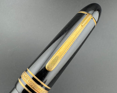 Montblanc Meisterstück No. 149 Fountain Pen 18C Gold Fine Nib Two-Groove Feed