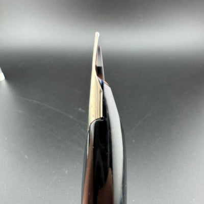 Sailor Black Stripe Stainless Steel Fountain Pen 18K WG Fine Nib