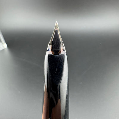 Sailor Black Stripe Stainless Steel Fountain Pen 18K WG Fine Nib