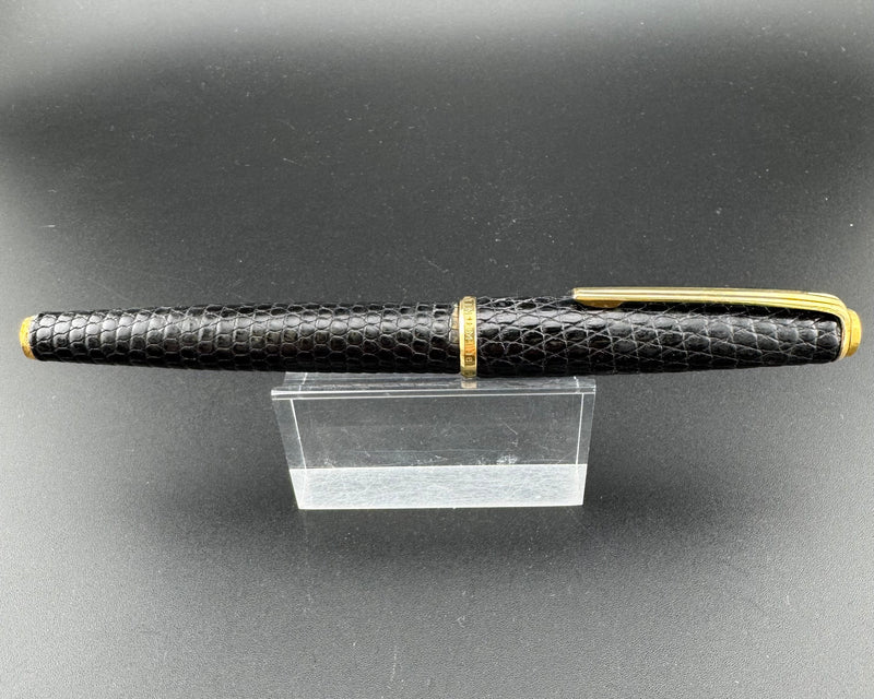 Platinum Takage Lizard Skin Exotic Leather Fountain Pen 18K Gold Fine Nib