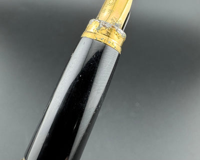 Platinum Takage Lizard Skin Exotic Leather Fountain Pen 18K Gold Fine Nib