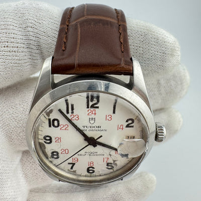 Tudor Prince Oysterdate REF 7996/0 Railroad Dial Men's Automatic Watch