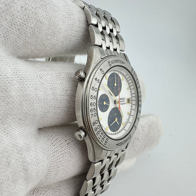 Seiko Pulse Meter REF 7T42-7A40 Quartz Chronograph Watch w/Box & Papers