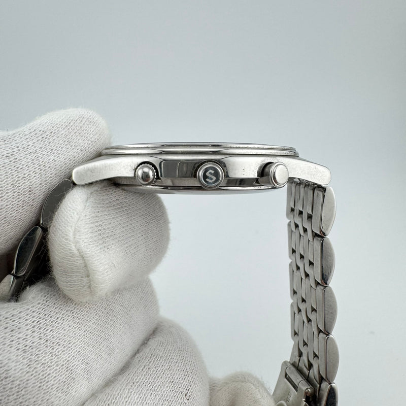 Seiko Pulse Meter REF 7T42-7A40 Quartz Chronograph Watch w/Box & Papers