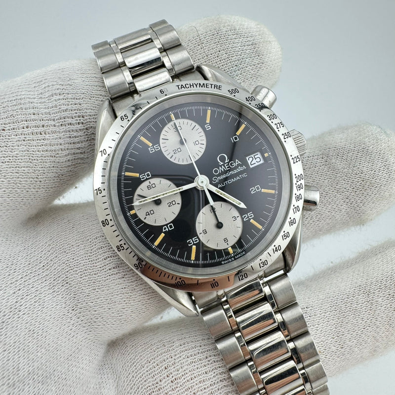 Omega Speedmaster Date REF 3511.50 Reverse Panda Chronograph Watch