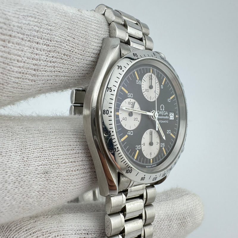 Omega Speedmaster Date REF 3511.50 Reverse Panda Chronograph Watch