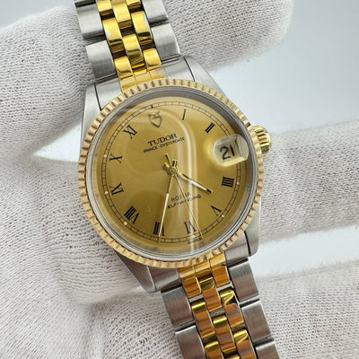 Tudor Prince Oysterdate REF 72033 Two-Tone Automatic Dress Watch