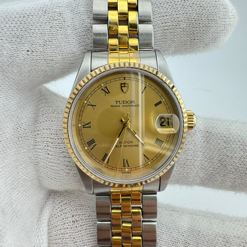 Tudor Prince Oysterdate REF 72033 Two-Tone Automatic Dress Watch