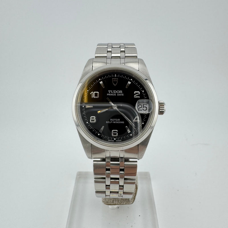 Tudor Prince Date REF 72000 Automatic Black Dial Watch