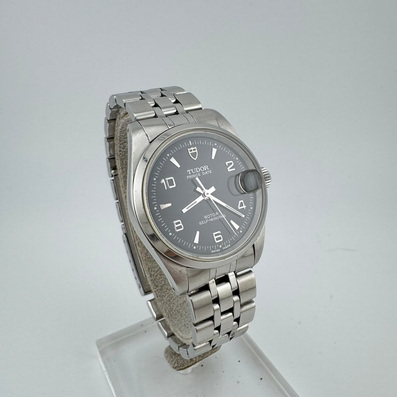 Tudor Prince Date REF 72000 Automatic Black Dial Watch