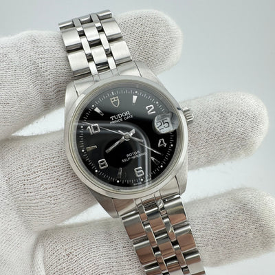 Tudor Prince Date REF 72000 Automatic Black Dial Watch