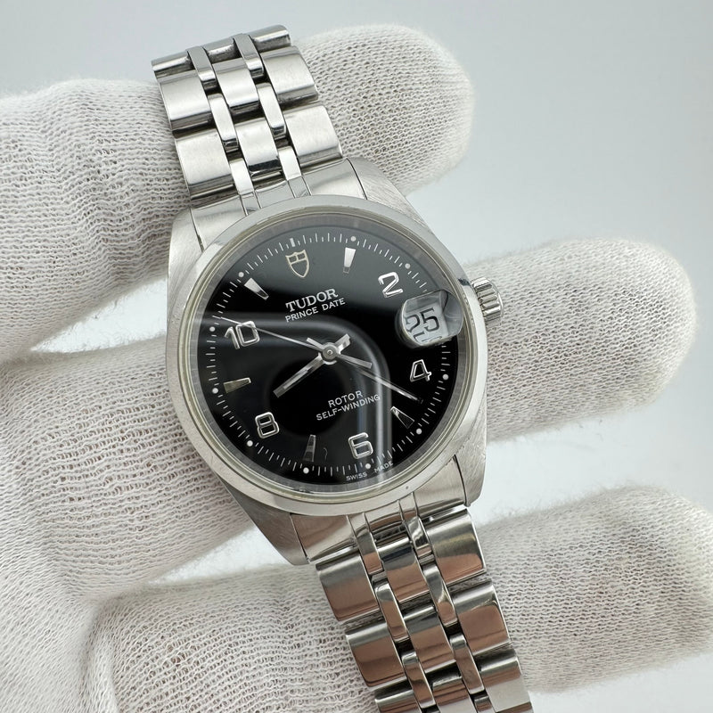 Tudor Prince Date REF 72000 Automatic Black Dial Watch