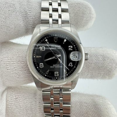 Tudor Prince Date REF 72000 Automatic Black Dial Watch