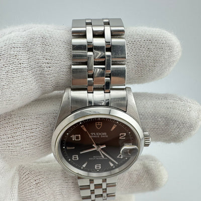 Tudor Prince Date REF 72000 Automatic Black Dial Watch
