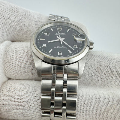 Tudor Prince Date REF 72000 Automatic Black Dial Watch