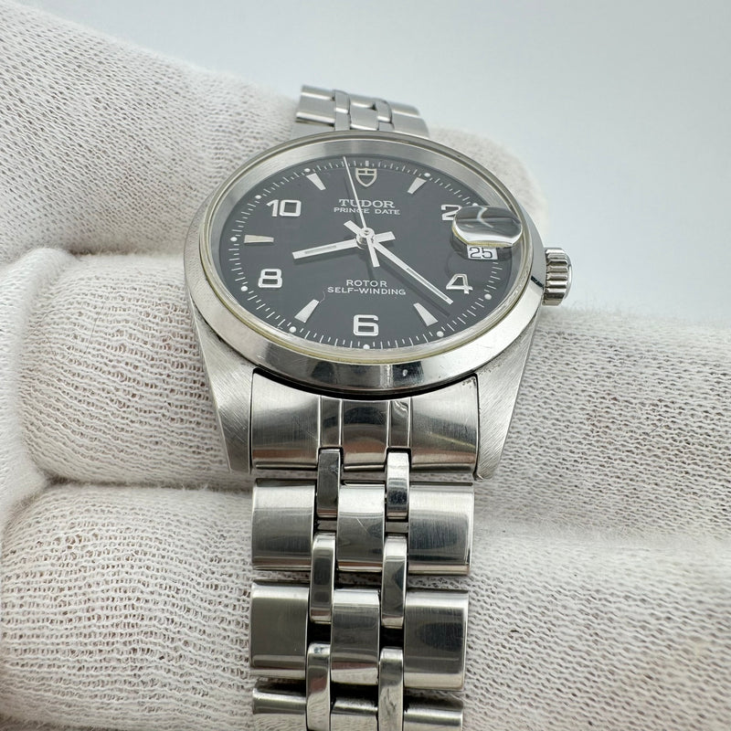 Tudor Prince Date REF 72000 Automatic Black Dial Watch
