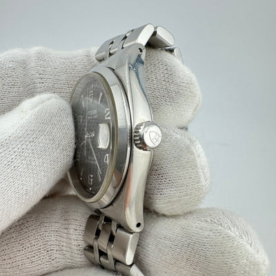 Tudor Prince Date REF 72000 Automatic Black Dial Watch