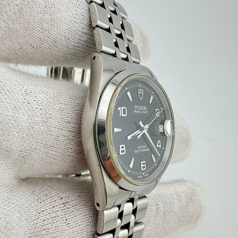 Tudor Prince Date REF 72000 Automatic Black Dial Watch