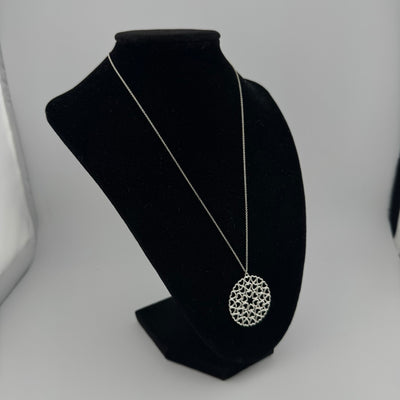 Tiffany & Co Paloma Picasso Crown of Hearts 925 Sterling Silver Necklace