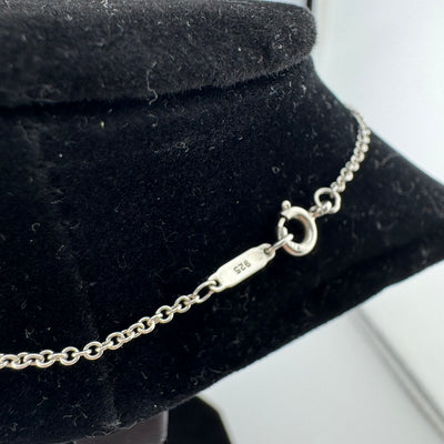 Tiffany & Co. Triple Heart Plate 925 Sterling Silver Pendant Necklace