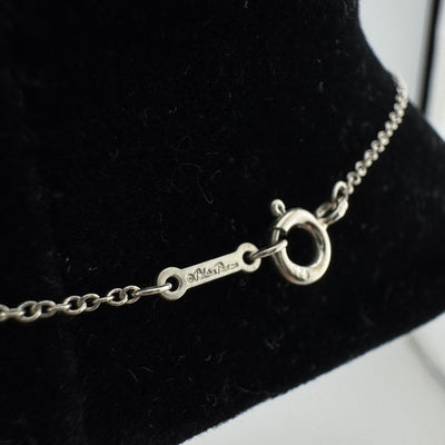 Tiffany & Co Paloma Picasso Olive Leaf 925 Sterling Silver Pendant Necklace