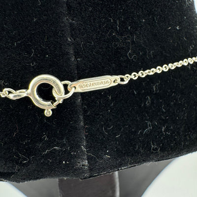 Tiffany & Co Sentimental Heart 925 Sterling Silver Pendant Necklace