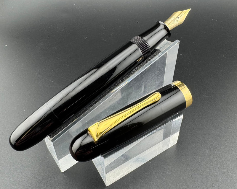 Ban-Ei Urushi Fountain Pen 14K Gold G.K. 50 Fine Nib Serviced Warranty