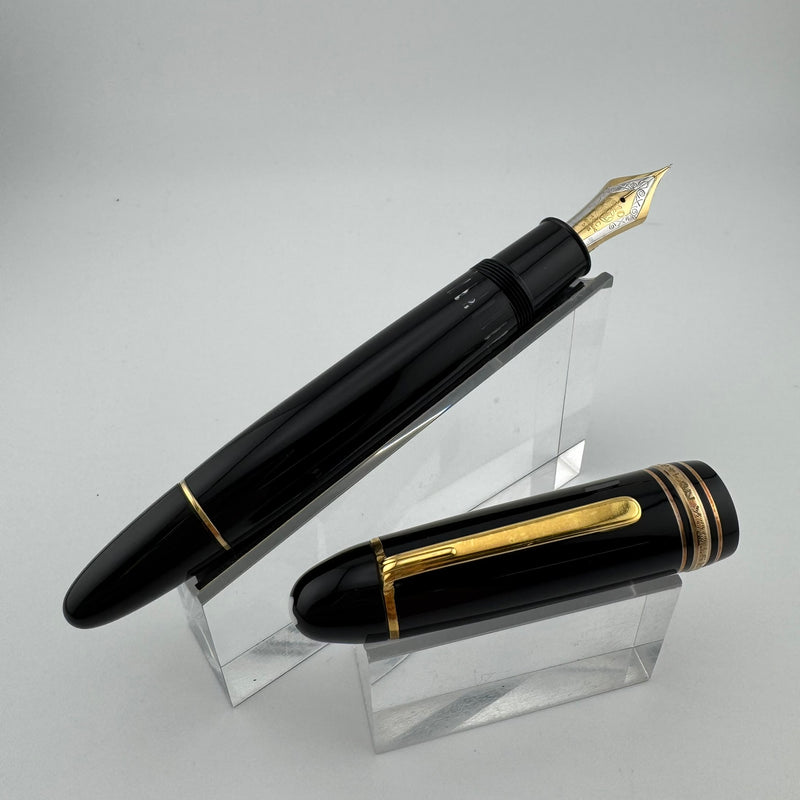 Montblanc Meisterstück No. 149 Fountain Pen 14C Gold Tri-Color Extra-Fine Nib Serviced