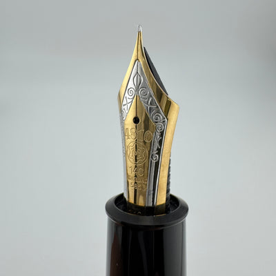 Montblanc Meisterstück No. 149 Fountain Pen 14C Gold Tri-Color Extra-Fine Nib Serviced