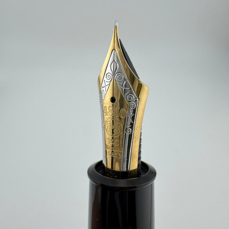 Montblanc Meisterstück No. 149 Fountain Pen 14C Gold Tri-Color Extra-Fine Nib Serviced