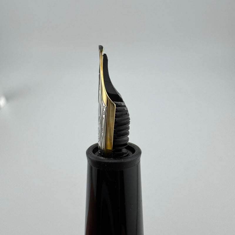 Montblanc Meisterstück No. 145 Classique Fountain Pen 14K Gold Fine Nib