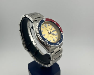Seiko 5 Sports Ref. SBSA137 Golden Dial Men's Automatic Dive Watch