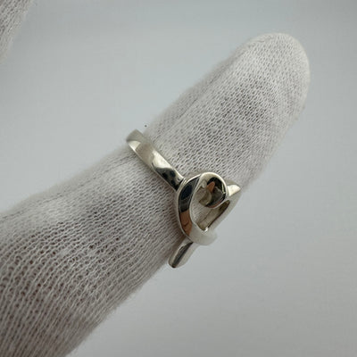 Tiffany & Co Paloma Picasso Loving Heart 925 Silver Ring Size 6.5